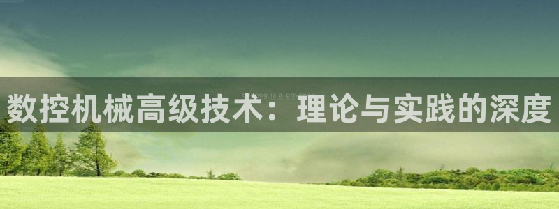 天辰娱乐在线登录注册:数控机械高级技术:理论与实践的深度