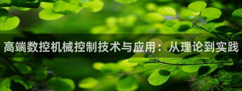 天辰娱乐解封:高端数控机械控制技术与应用:从理论到实践